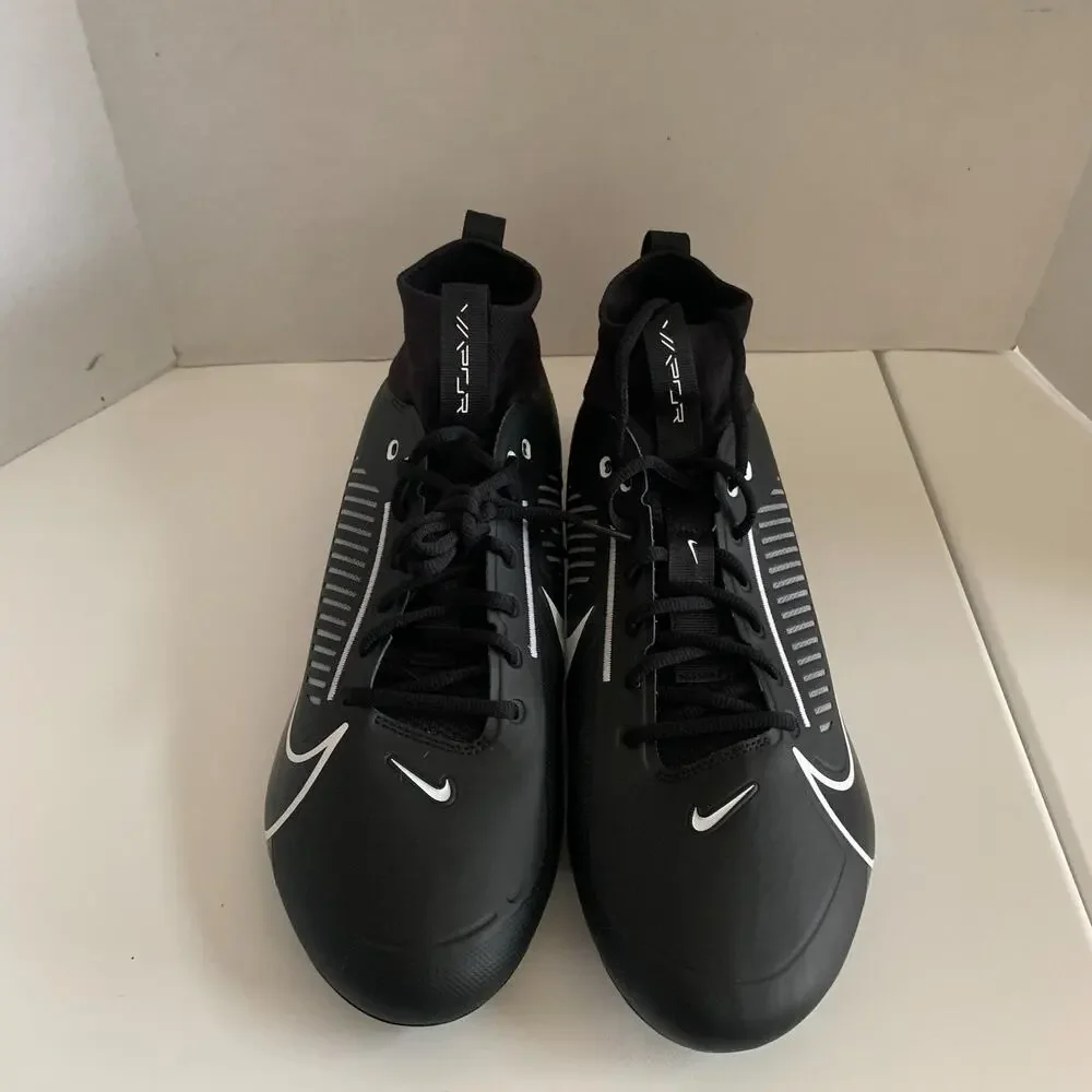 Nike Vapor Edge Pro 360 2 Mens Size 15 Wide Football Cleats FN7760-001 Black NEW